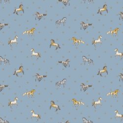 0,6 Meter - French Terry Digital Winter Tiere -...