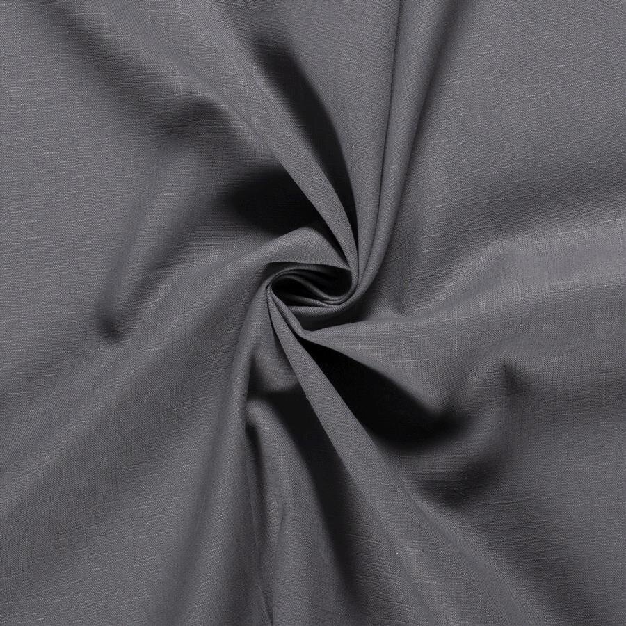 0,6 Meter - Leinen *Marie* Uni - stahlgrau