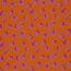 Baumwolljersey Fräulein von Julie Digital Leotupfen - orange/fuchsia
