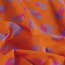Baumwolljersey Fräulein von Julie Digital Leotupfen - orange/fuchsia