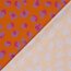 Baumwolljersey Fräulein von Julie Digital Leotupfen - orange/fuchsia