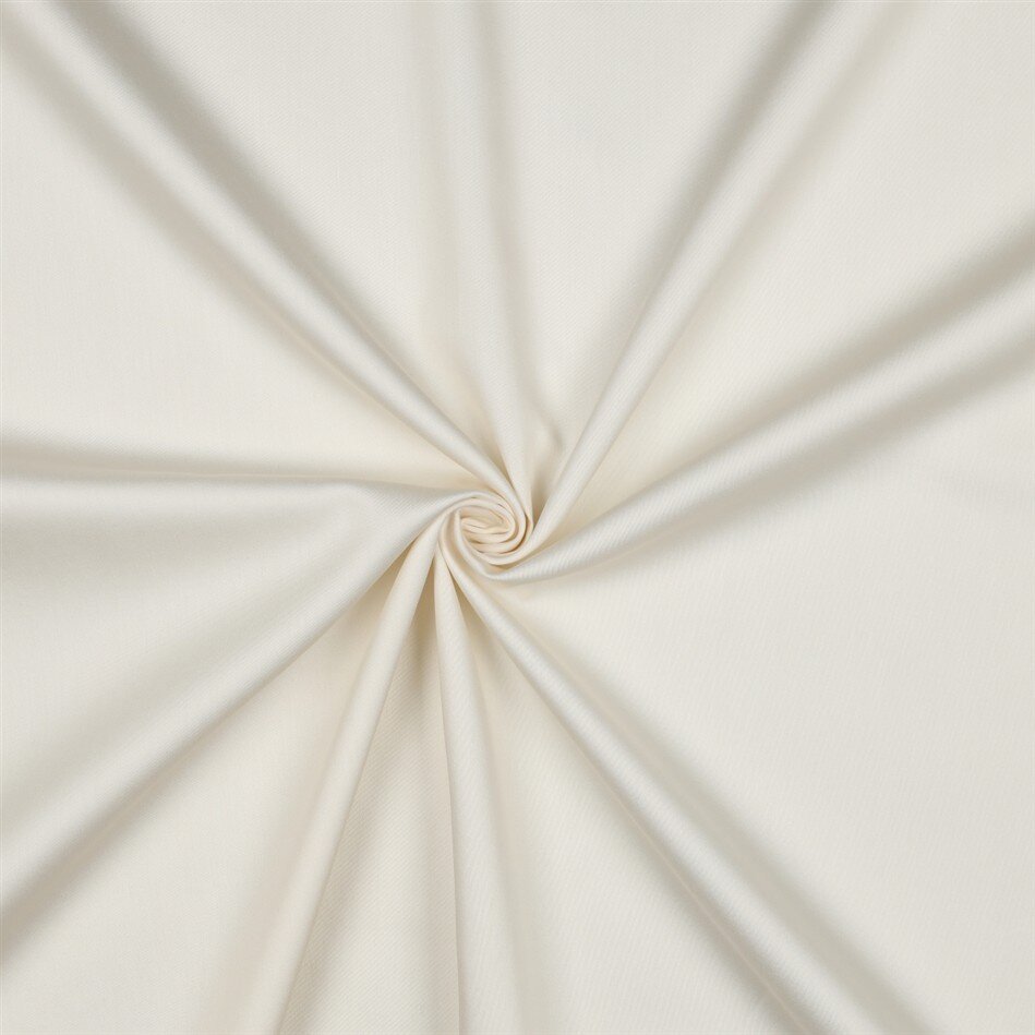 0,5 Meter - Baumwollsatin - creme