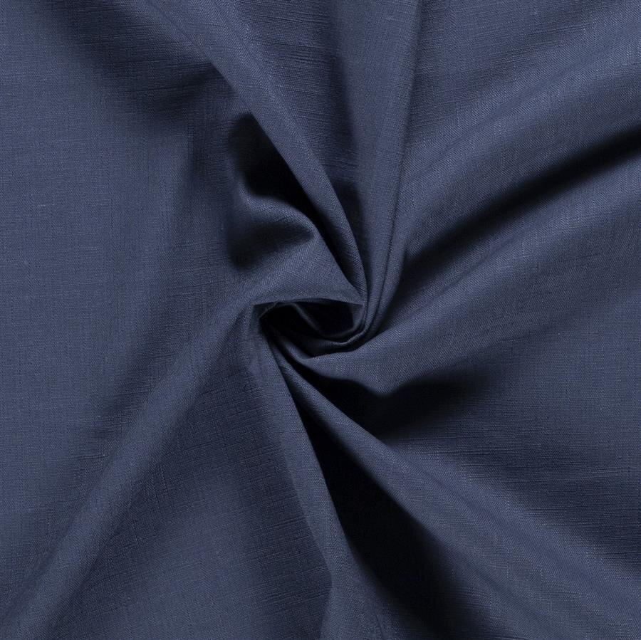 0,5 Meter - Leinen *Marie* Uni - jeansblau
