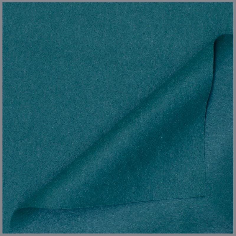 0,7 Meter - Filz 1,5mm - petrol