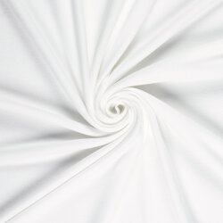 0,5 Meter - Microfleece *Marie* Uni - wollweiss - creme