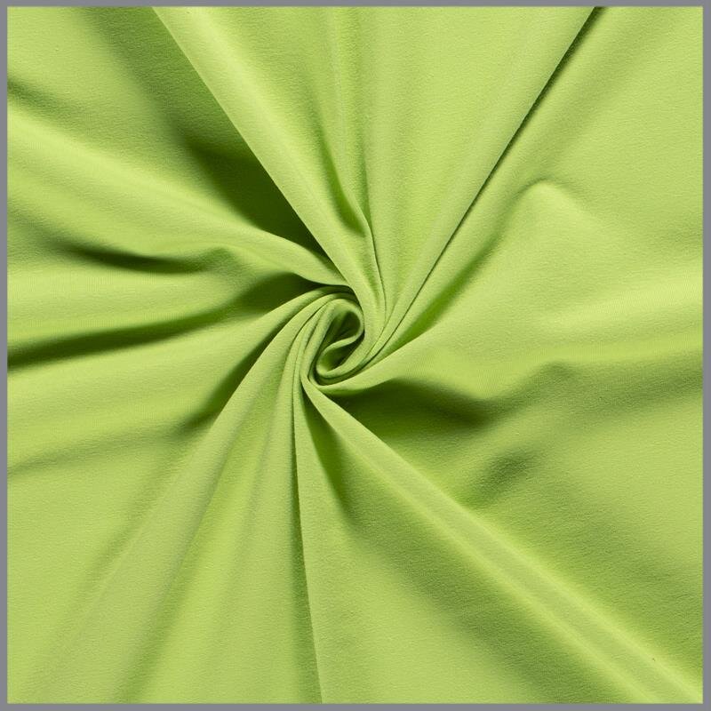 0,9 Meter - French Terry *Marie* Uni - limette