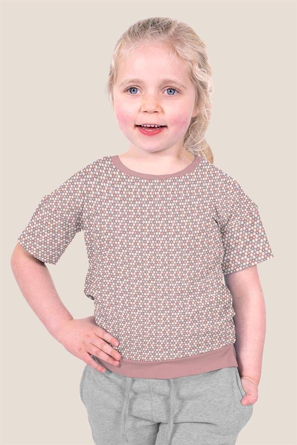 0,9 Meter - Baumwolljersey Kleine Sterntaler - hellgrau