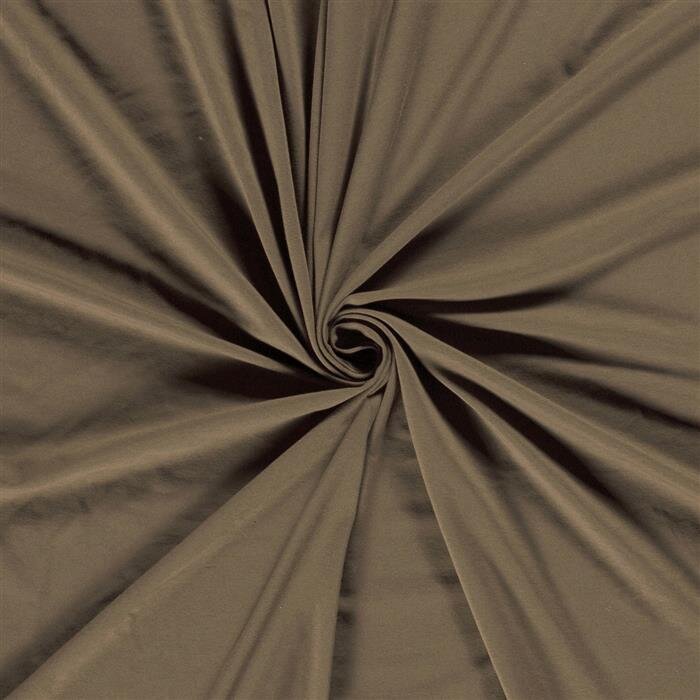 0,5 Meter - Baumwolljersey *Bibi* Uni - taupe