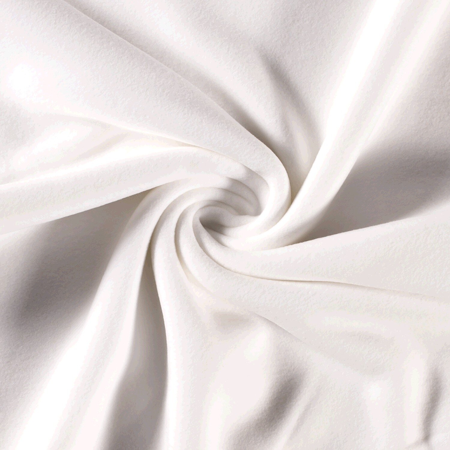 0,9 Meter - Baumwollfleece *Marie* - altweiss