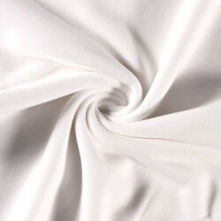 0,9 Meter - Baumwollfleece *Marie* - altweiss