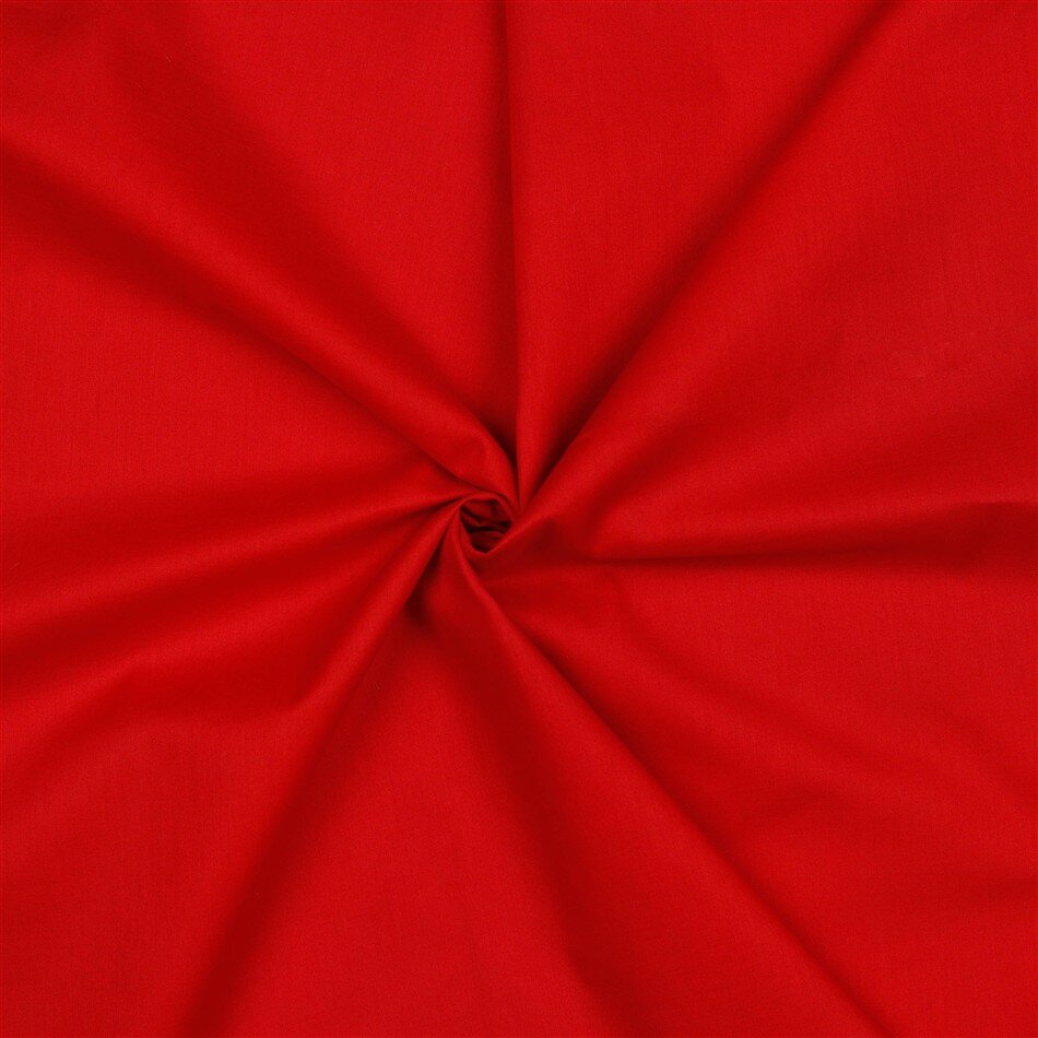 0,9 Meter - Baumwollbatist *Gerda* BIO~Organic- rot