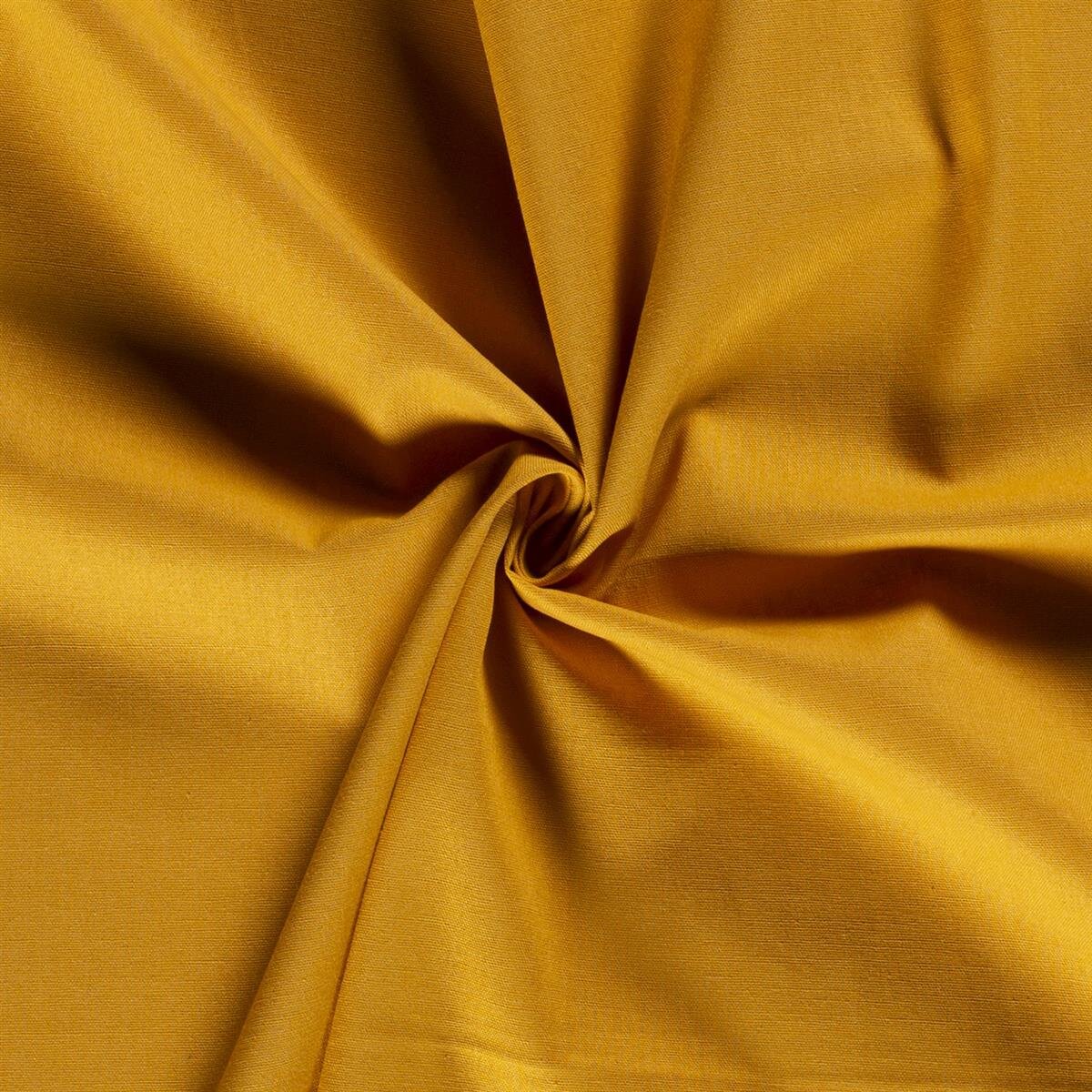0,6 Meter - Viskose Leinen Mix Uni – sonnengelb