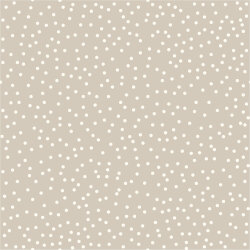 0,95 Meter - Baumwollpopeline Punkteregen - hellbeige