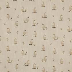 Rippjersey Organic Gänsefamilie - natur