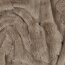 Wellnessfleece Blumen - beigebraun