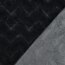 Wellnessfleece ZickZack - schwarz