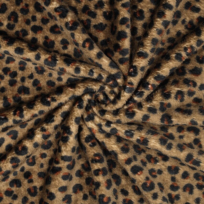 Wellnessfleece Beidseitig Leo - kamel