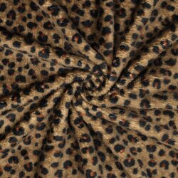 Wellnessfleece Beidseitig Leo - kamel