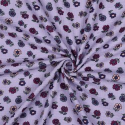 Musselin gepflücktes Blümchen - helllila