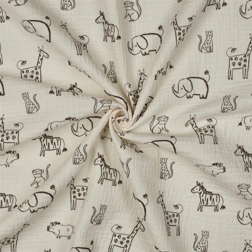 Musselin Safari Tiere - natur