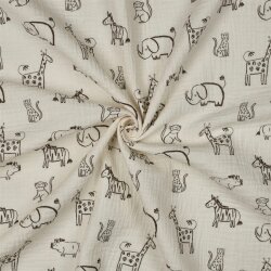 Musselin Safari Tiere - natur