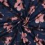 Viskose Jersey Digital Strauchblumen - stahlblau