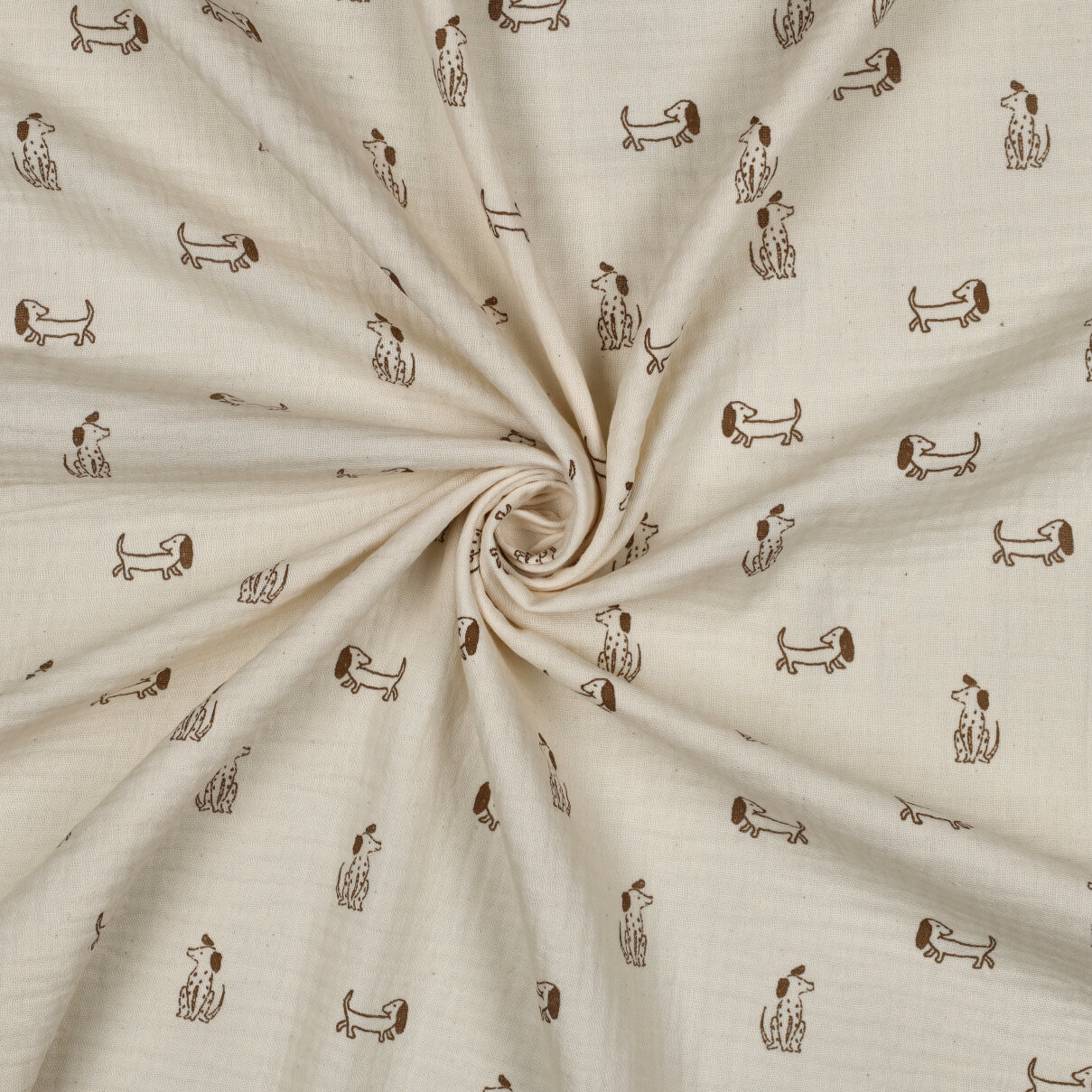 Musselin Organic Hunde - natur