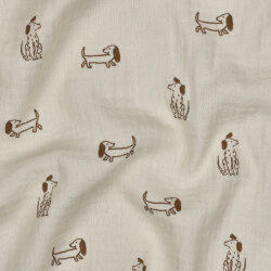 Musselin Organic Hunde - natur