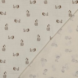 Musselin Organic Hunde - natur