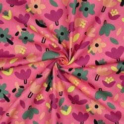 Baumwollpopeline Organic Jennifer Bouron bunte...