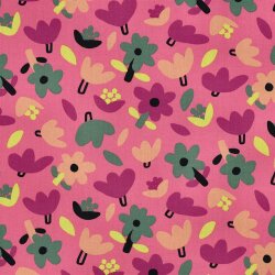 Baumwollpopeline Organic Jennifer Bouron bunte...