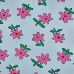 Baumwolljersey Organic Jennifer Bouron Schnittblumen -...