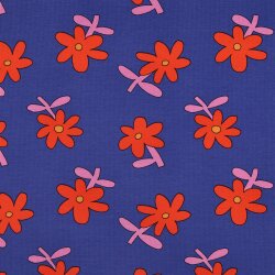 Baumwolljersey Organic Jennifer Bouron Schnittblumen -...