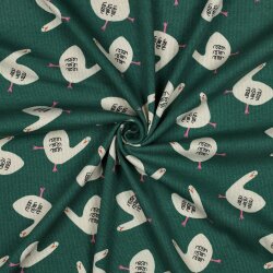 Rippenjersey Organic Jennifer Bouron lustige Gänse -...