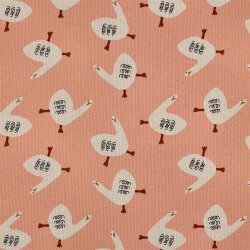 Rippenjersey Organic Jennifer Bouron lustige Gänse -...