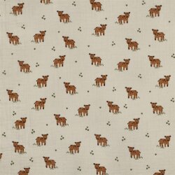 Musselin Organic süßes Kälbchen - natur