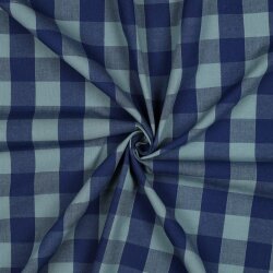 Baumwollpopeline Garngefärbt XXL Karos -...