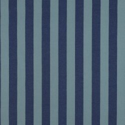 Baumwollpopeline Garngefärbt XXL Streifen - blau/schattengrün