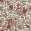 Baumwolljersey Herbstblumen - cremebeige