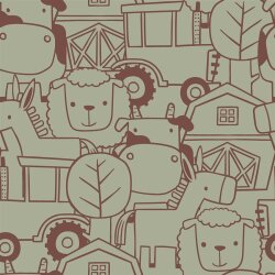 Terry Crêpe Farmleben - helloliv