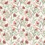 Baumwolljersey zarte Blumenwiese - creme