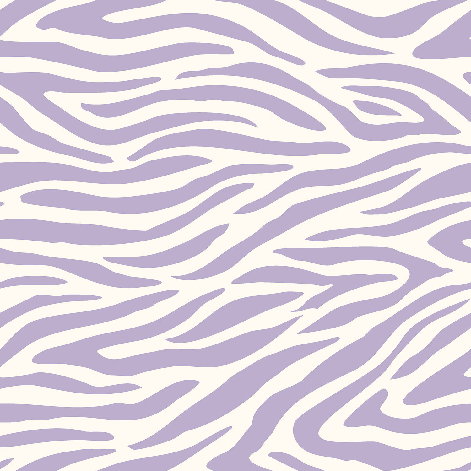 Terry Crêpe Zebrastreifen - helllila