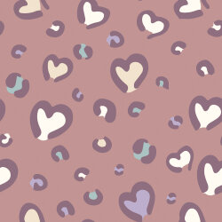 French Terry Herzen - altmauve