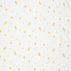Baumwolljersey Organic Digital Zitronen - creme