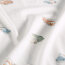 Baumwolljersey Organic Digital süße Baufahrzeuge - creme