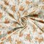 French Terry Digital Bio~Organic Fuchs im Gras - wollweiß - creme