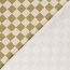 French Terry Digital Bio~Organic Schachbrett - kamelbeige