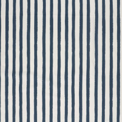 French Terry Digital Bio~Organic Streifen - indigo