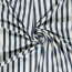 French Terry Digital Bio~Organic Streifen - indigo