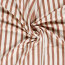French Terry Digital Bio~Organic Streifen - altrosa
